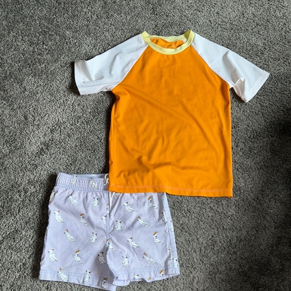 Janie and Jack swim set- parakeets - Picture 1 of 6